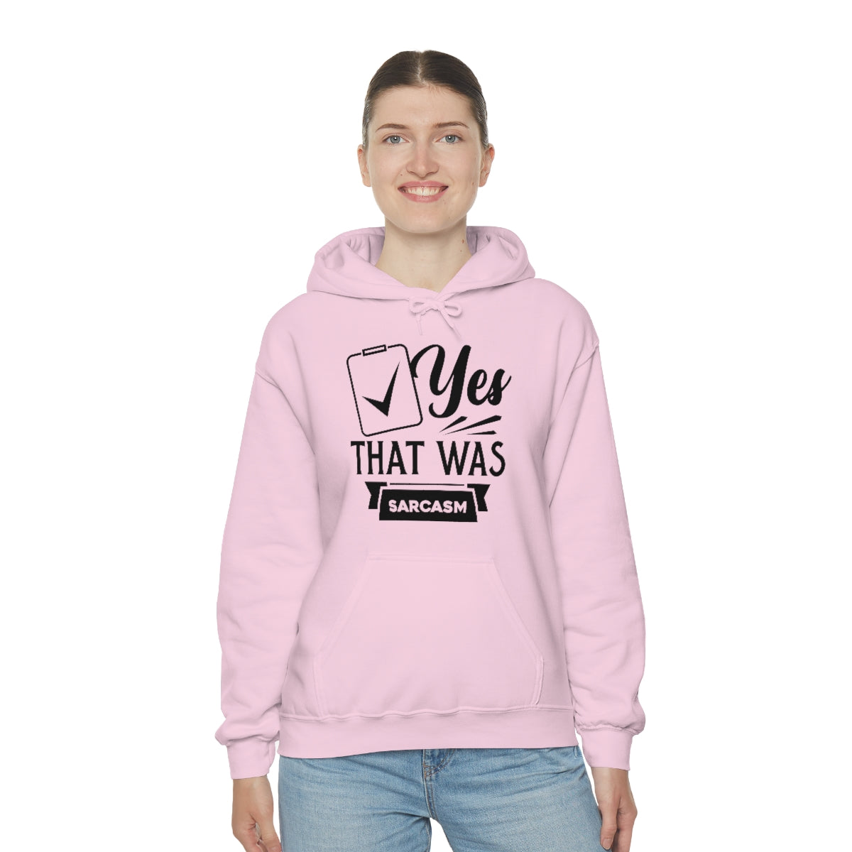 Yes That Was Sarcasm Unisex Heavy Blend™ Hooded Sweatshirt