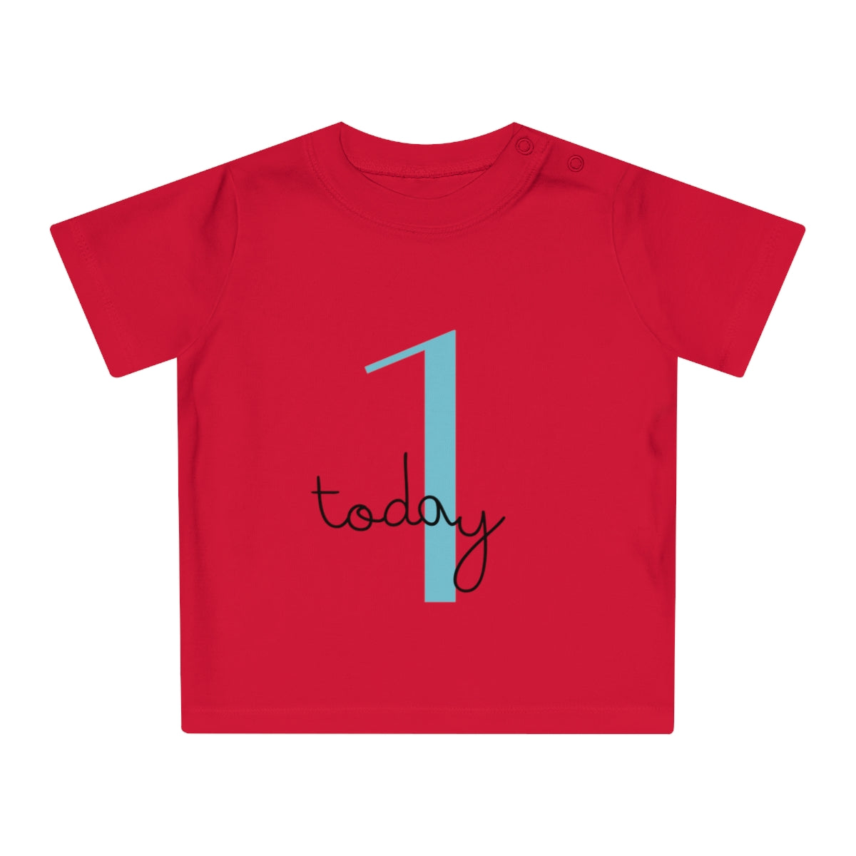 1 Today (Blue) Birthday Baby T-Shirt