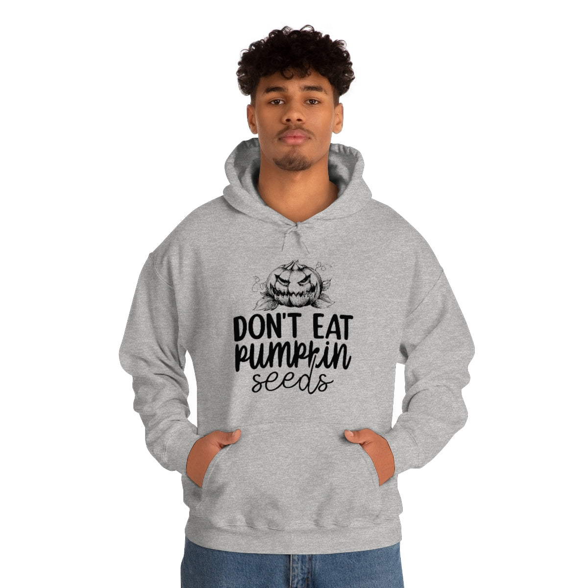 Don't Eat Pumpkin Seeds Unisex Heavy Blend™ Hooded Sweatshirt