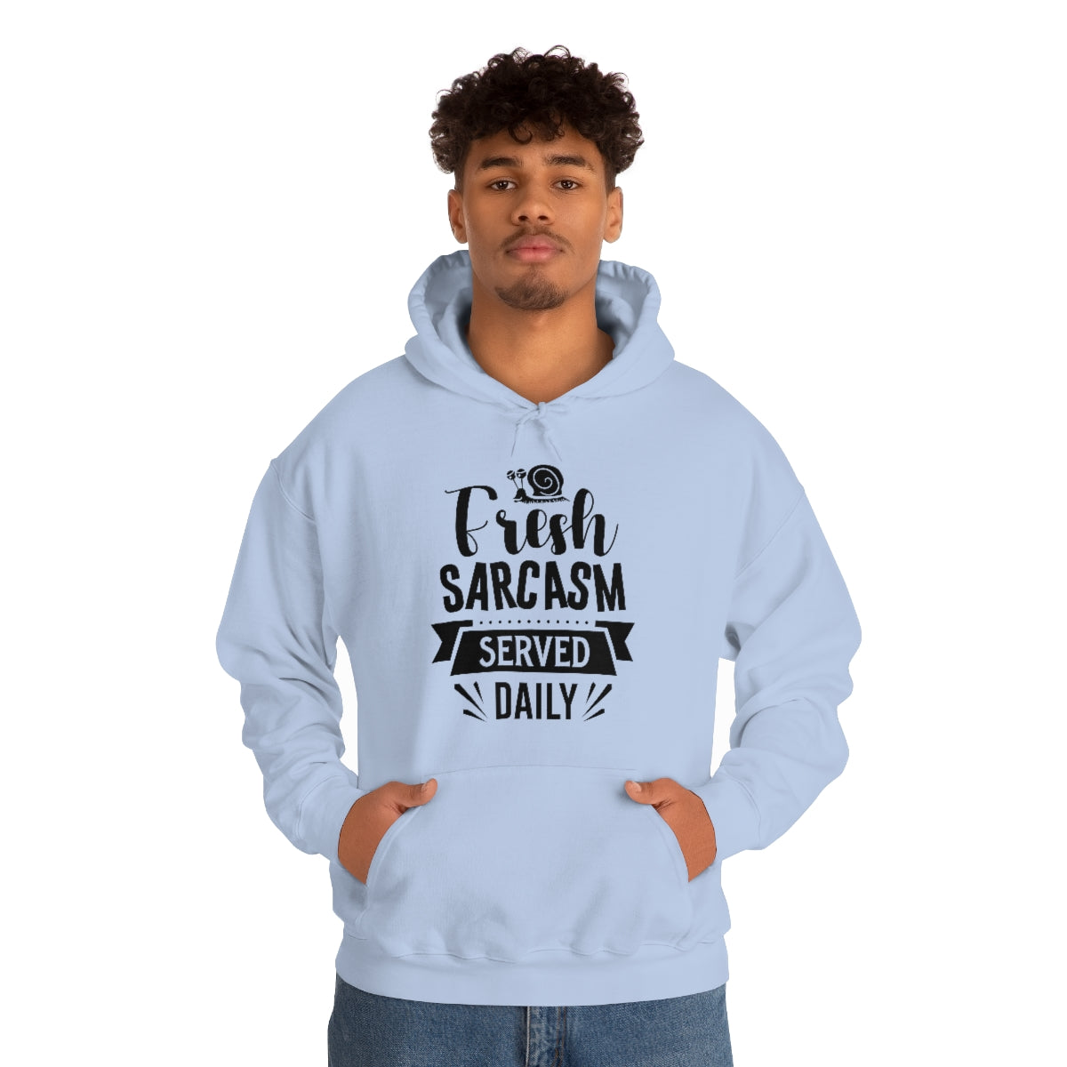 Fresh Sarcasm Served Daily Unisex Heavy Blend™ Hooded Sweatshirt