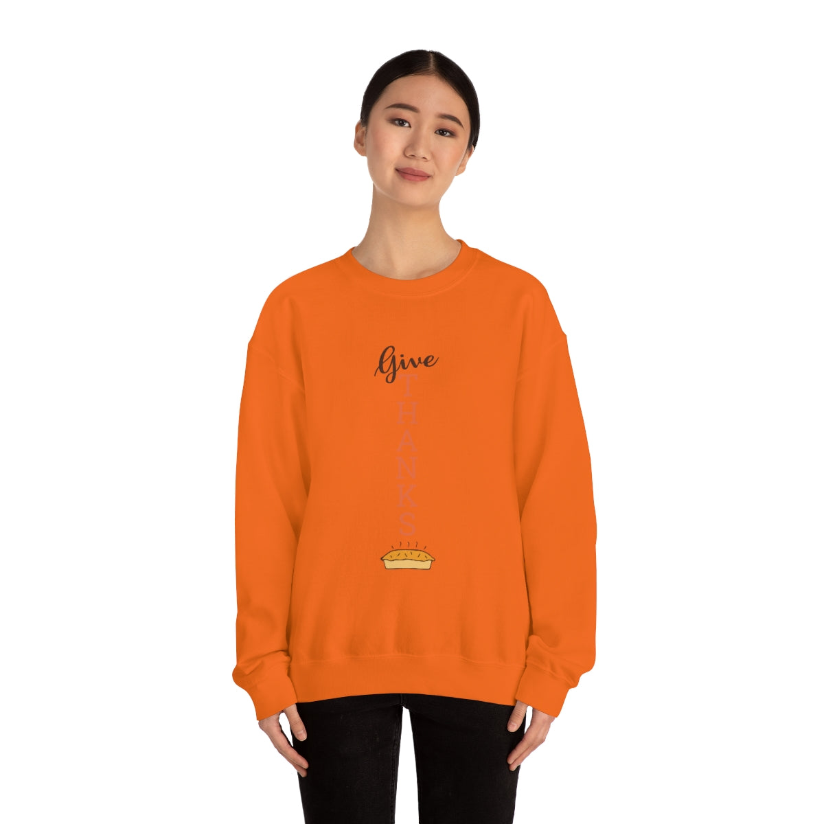 Give Thanks Unisex Heavy Blend™ Crewneck Sweatshirt