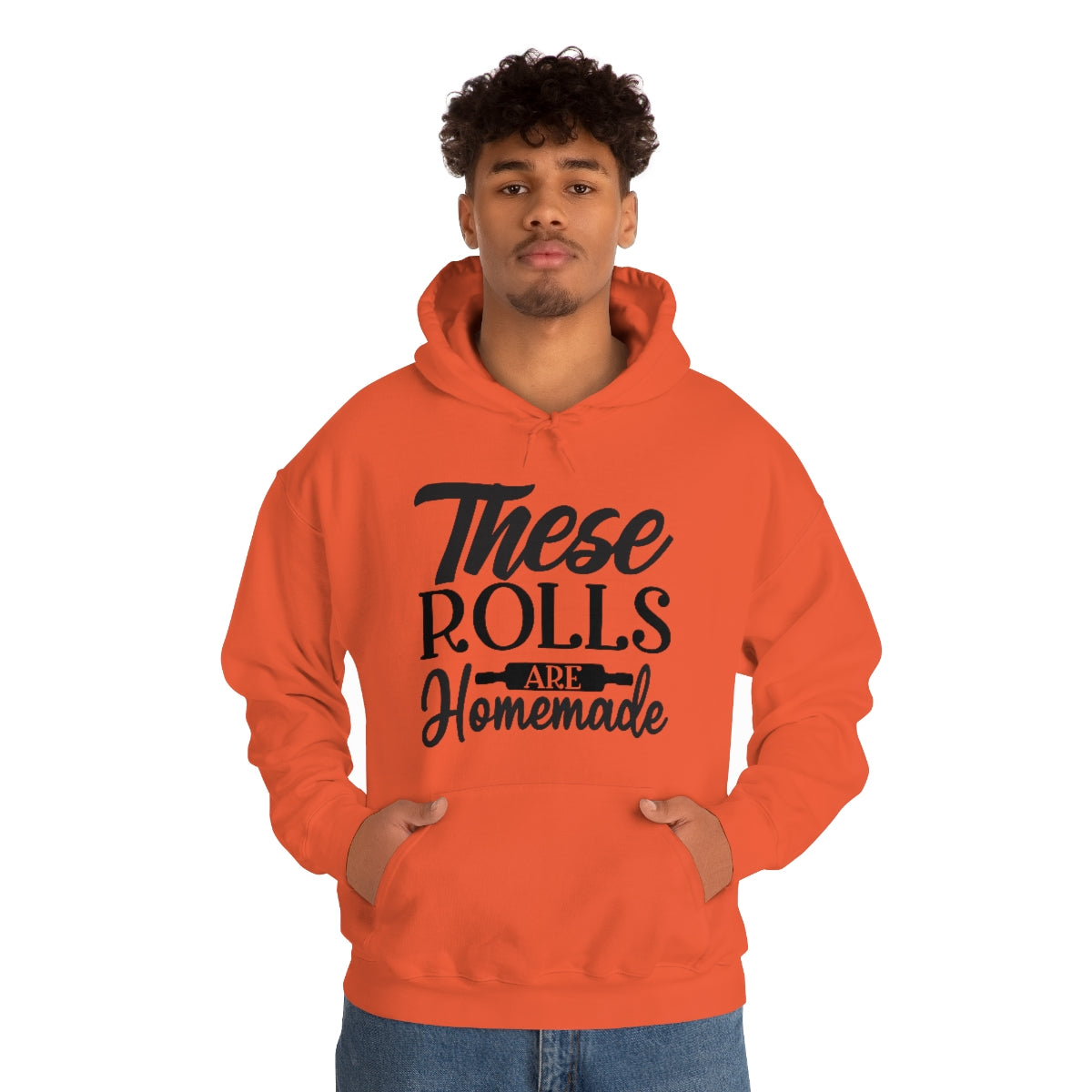 These Rolls Are Home Made Unisex Heavy Blend™ Hooded Sweatshirt