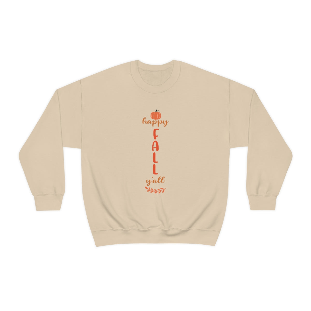 Happy Fall Y'All Unisex Heavy Blend™ Crewneck Sweatshirt