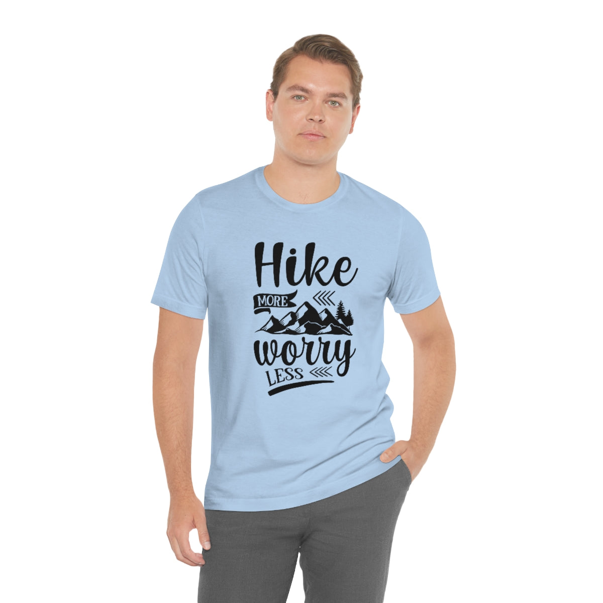 Hike More Worry Less Unisex Jersey Short Sleeve Tee