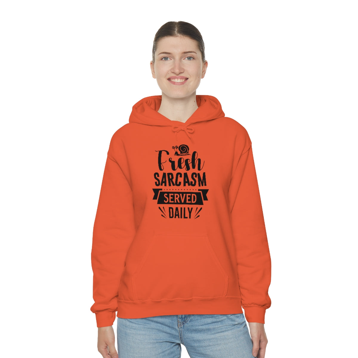 Fresh Sarcasm Served Daily Unisex Heavy Blend™ Hooded Sweatshirt