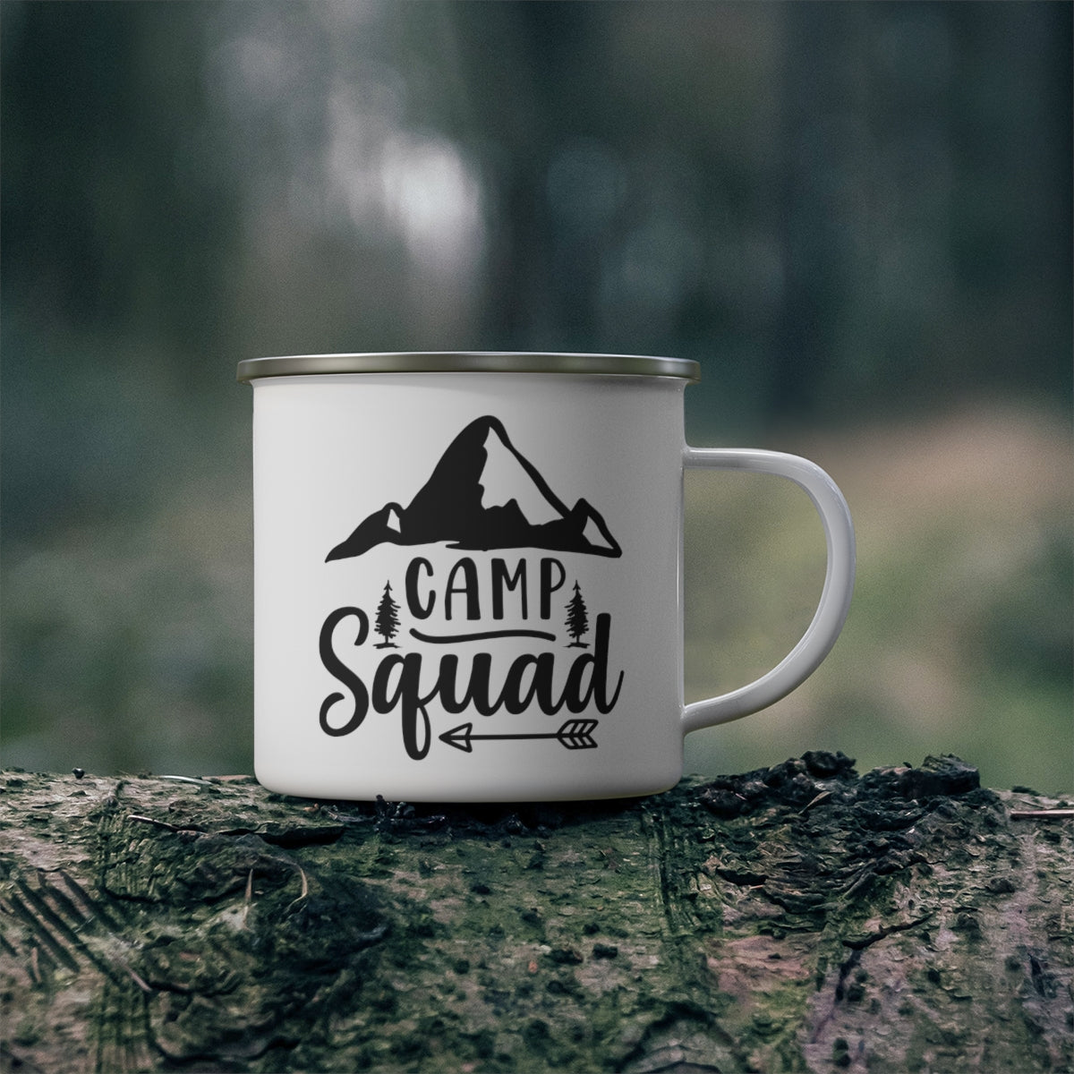 Camp Squad Enamel Camping Mug