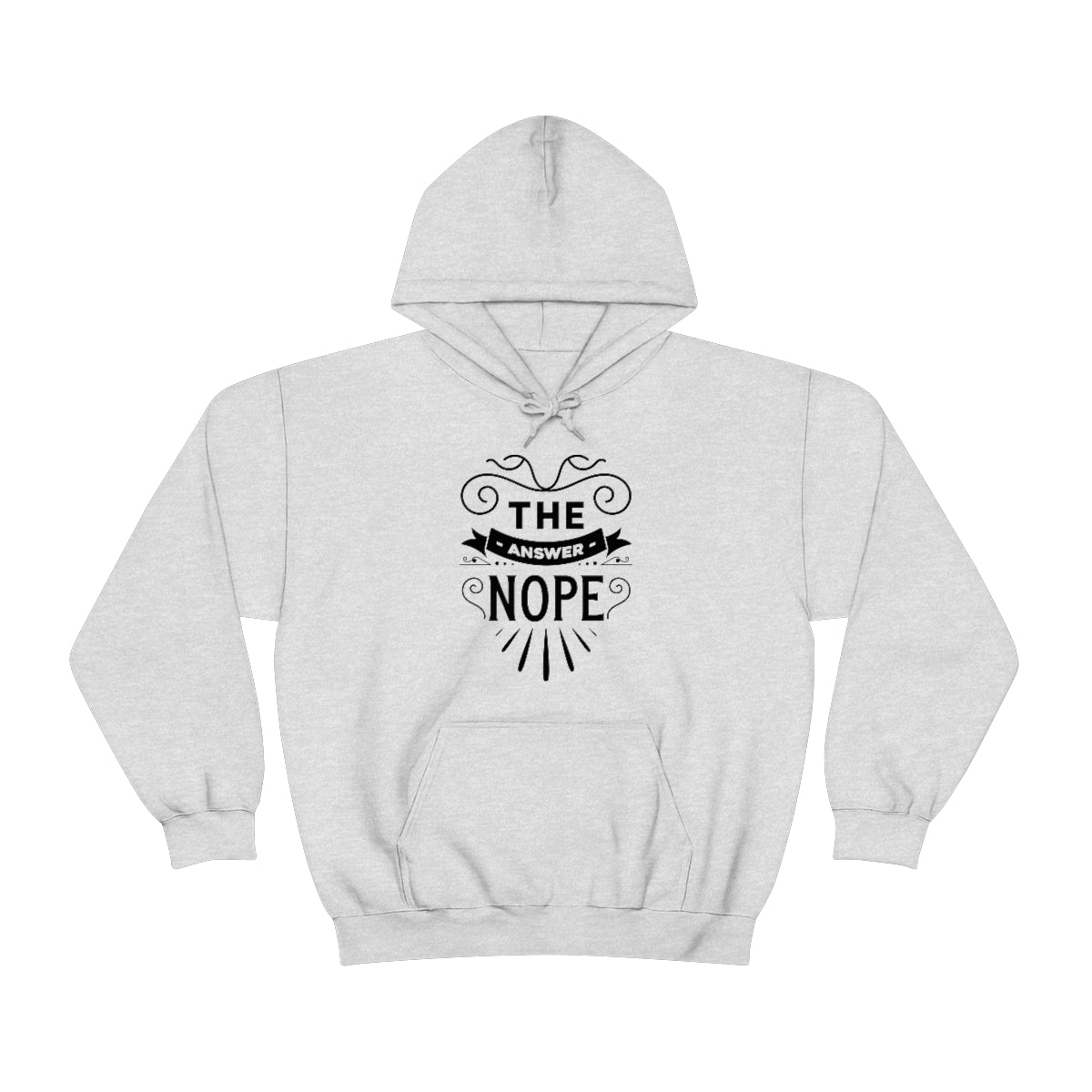 The Answer Nope Unisex Heavy Blend™ Hooded Sweatshirt