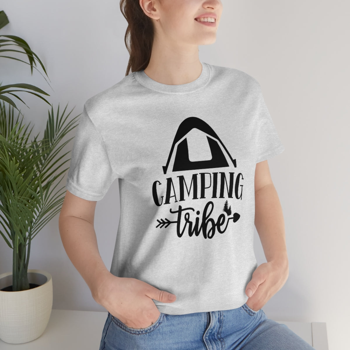 Camping Tribe Unisex Jersey Short Sleeve Tee