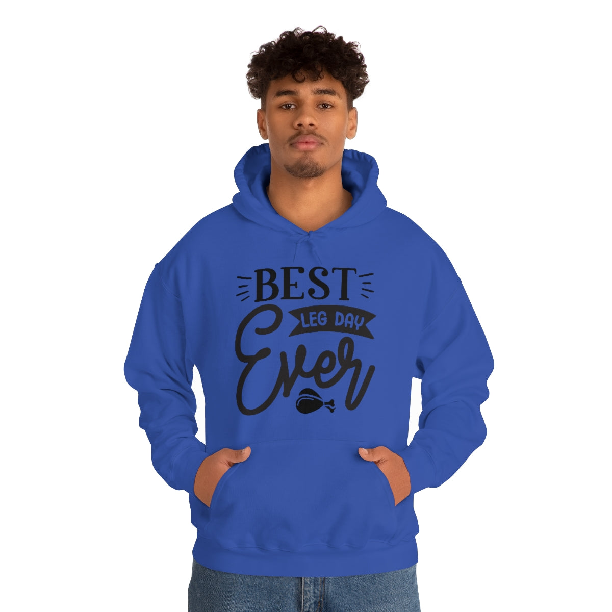 Best Leg Day Ever Unisex Heavy Blend™ Hooded Sweatshirt