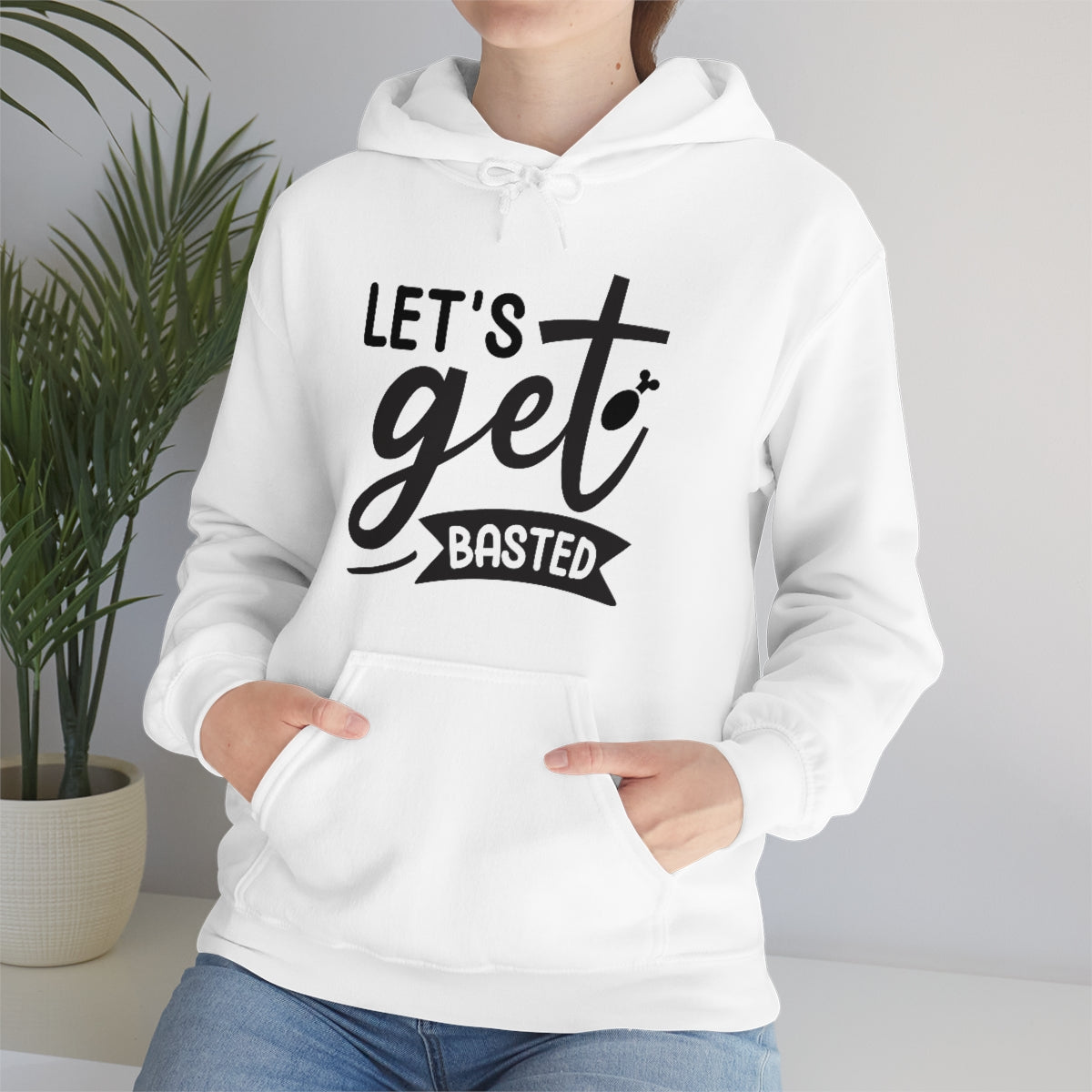 Lets Get Basted Unisex Heavy Blend™ Hooded Sweatshirt