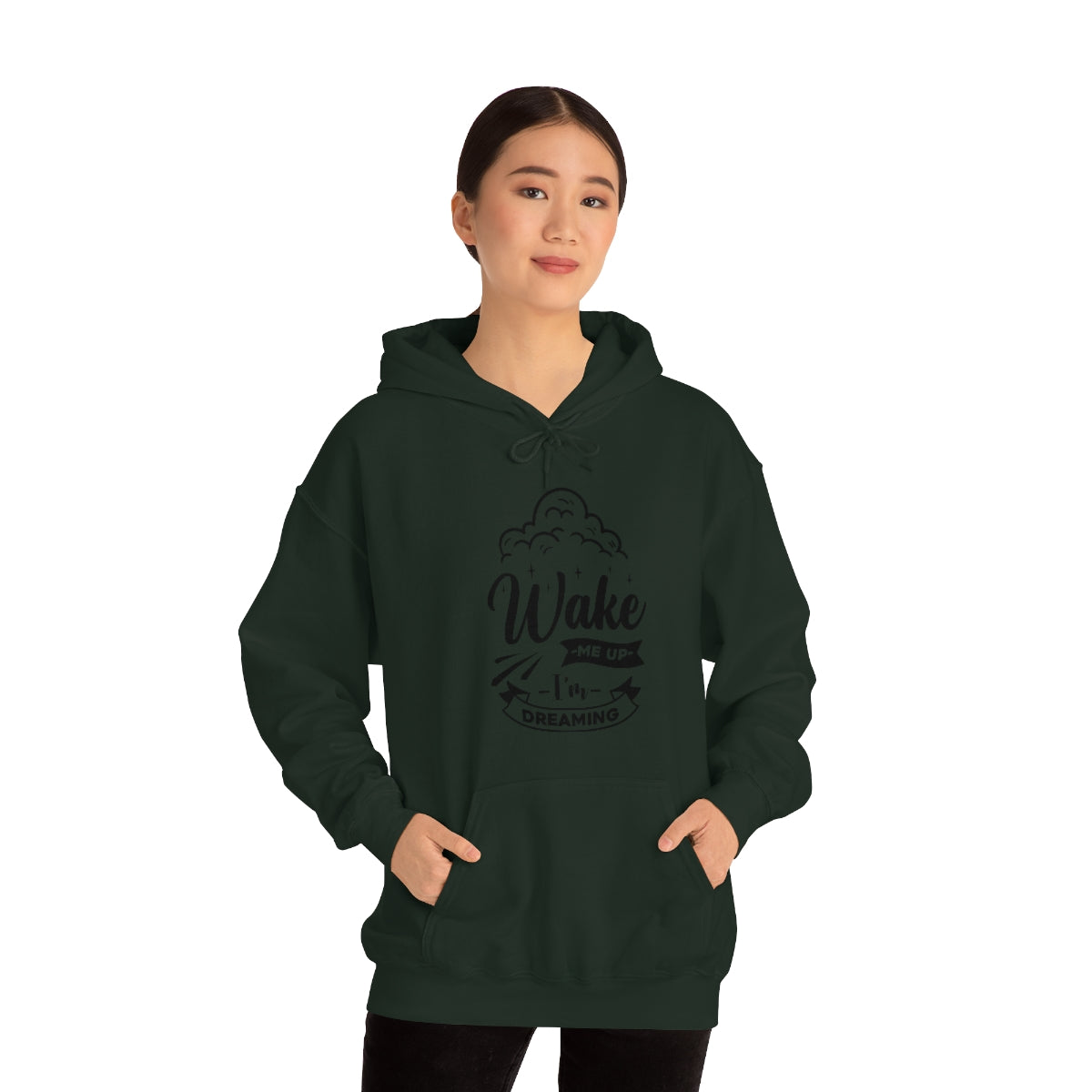 Wake Me Up I'm Dreaming Unisex Heavy Blend™ Hooded Sweatshirt