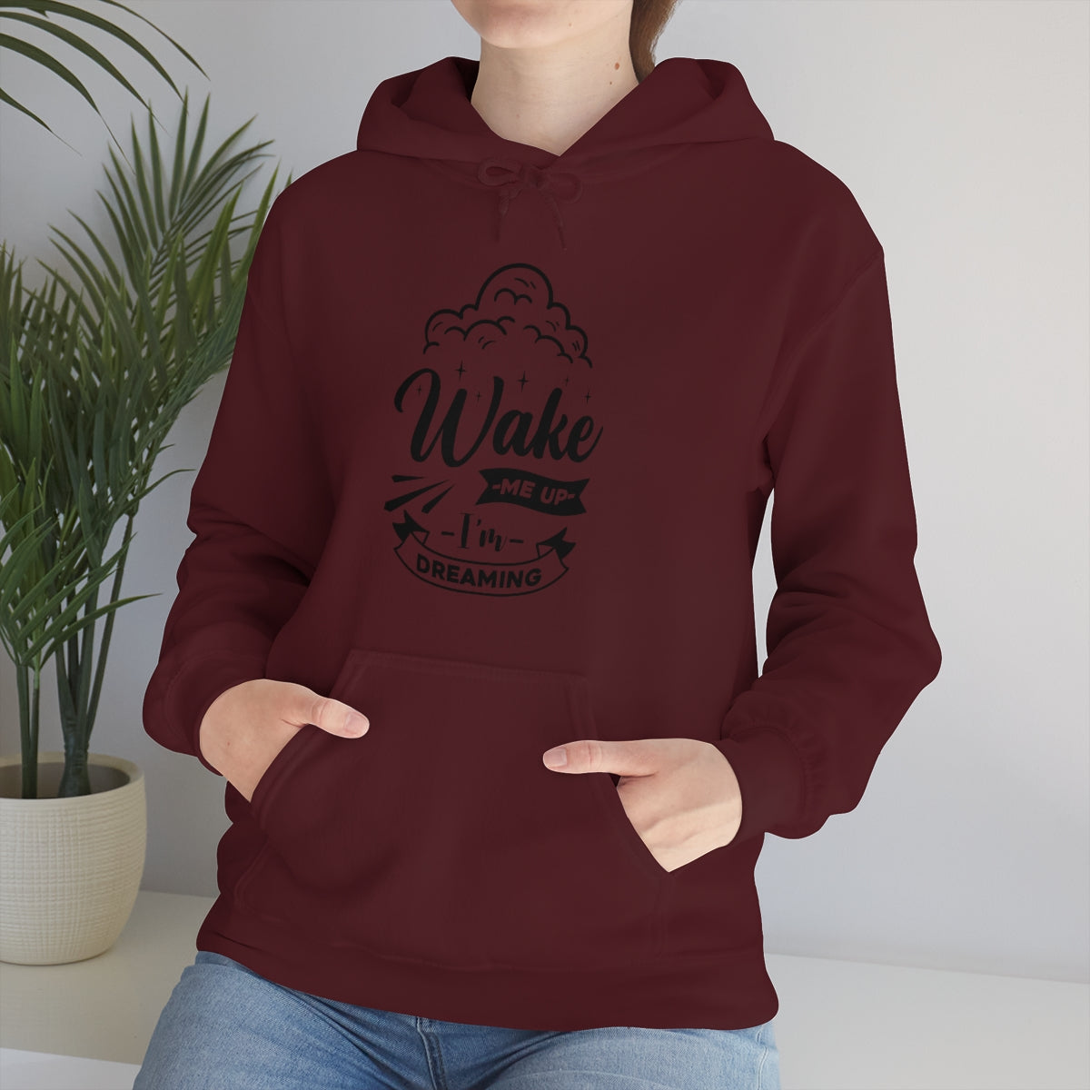 Wake Me Up I'm Dreaming Unisex Heavy Blend™ Hooded Sweatshirt