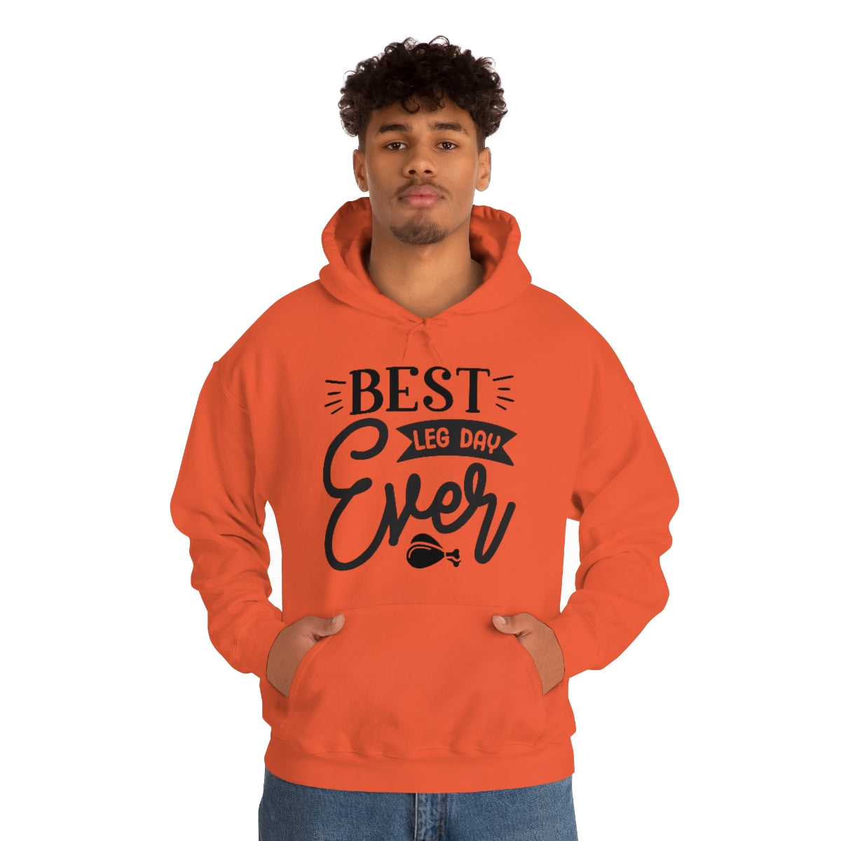 Best Leg Day Ever Unisex Heavy Blend™ Hooded Sweatshirt