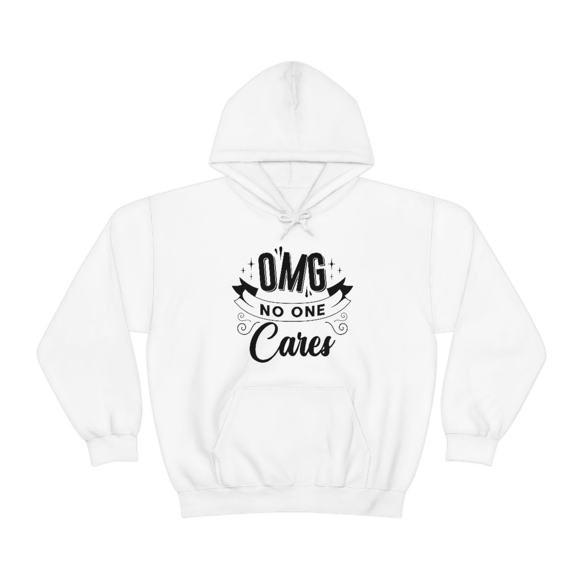 OMG No One Cares Unisex Heavy Blend™ Hooded Sweatshirt