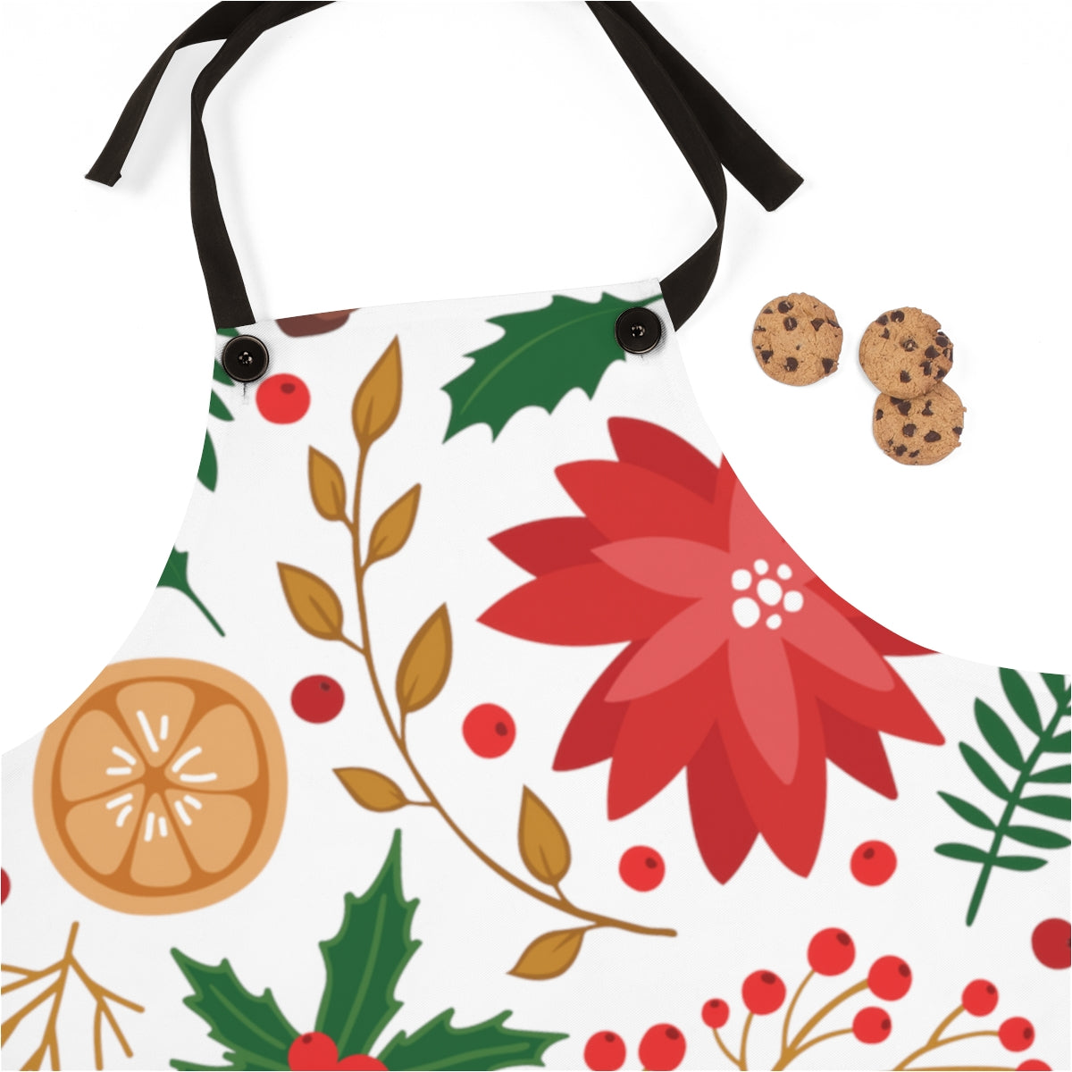 Christmas Flower Apron