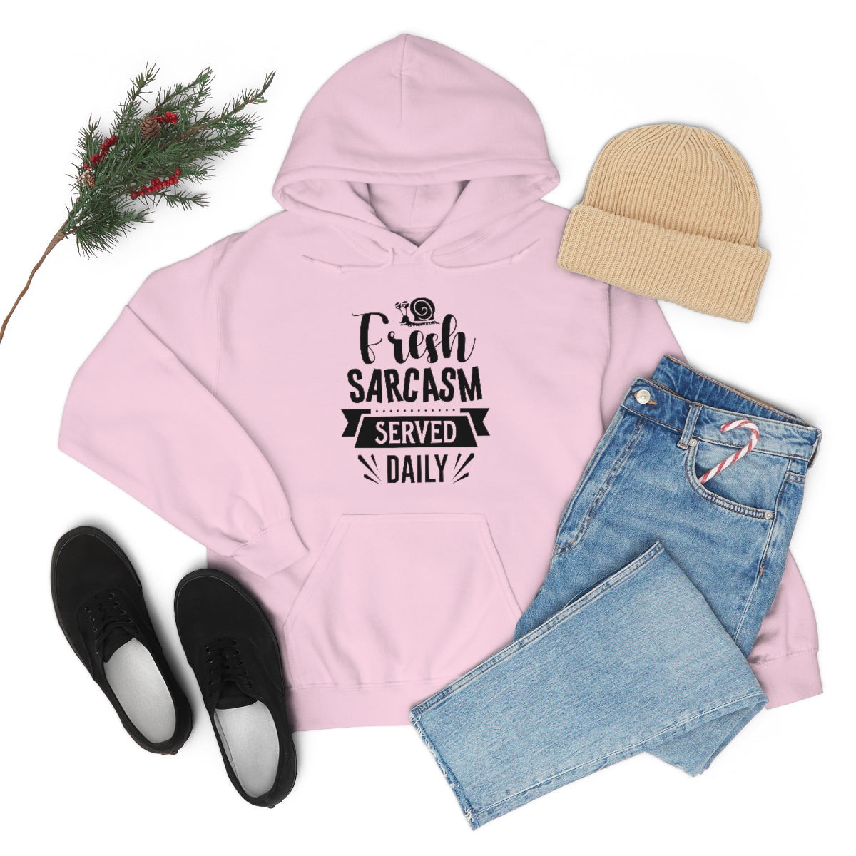 Fresh Sarcasm Served Daily Unisex Heavy Blend™ Hooded Sweatshirt