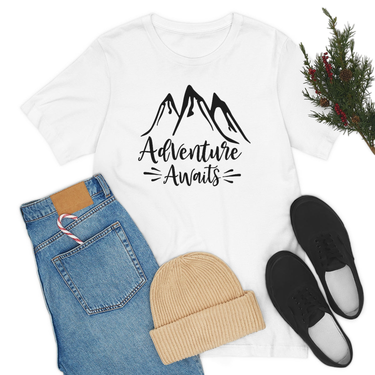 Adventure Awaits Unisex Jersey Short Sleeve Tee