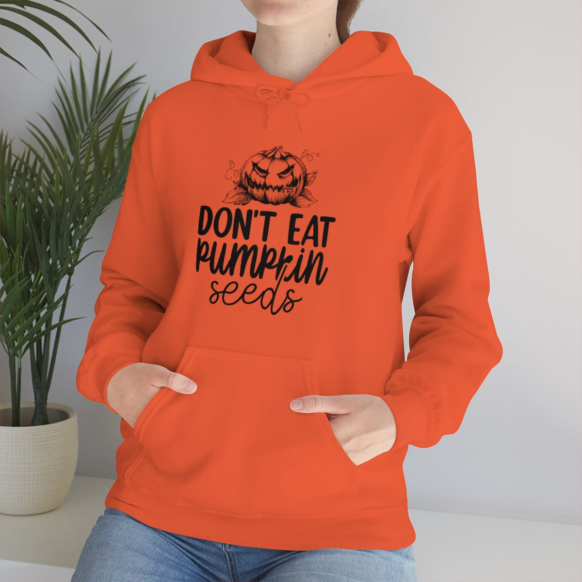 Don't Eat Pumpkin Seeds Unisex Heavy Blend™ Hooded Sweatshirt