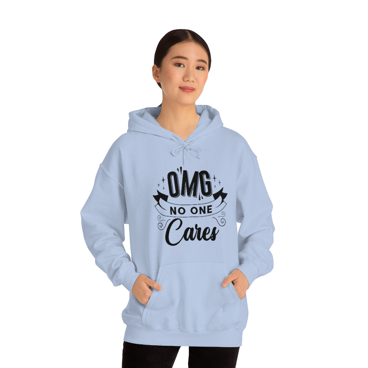 OMG No One Cares Unisex Heavy Blend™ Hooded Sweatshirt