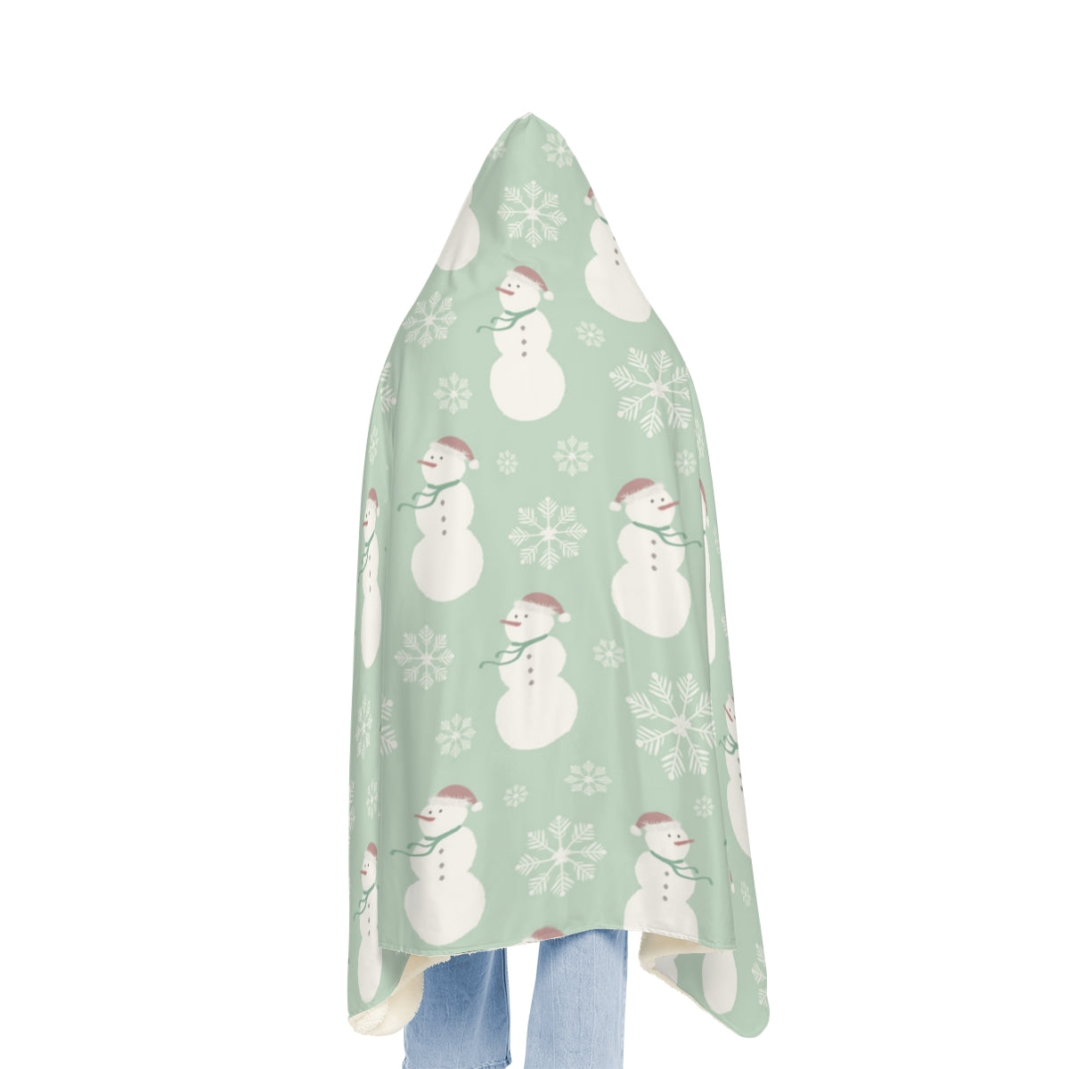 Snowmen & Snow Flakes Snuggle Blanket