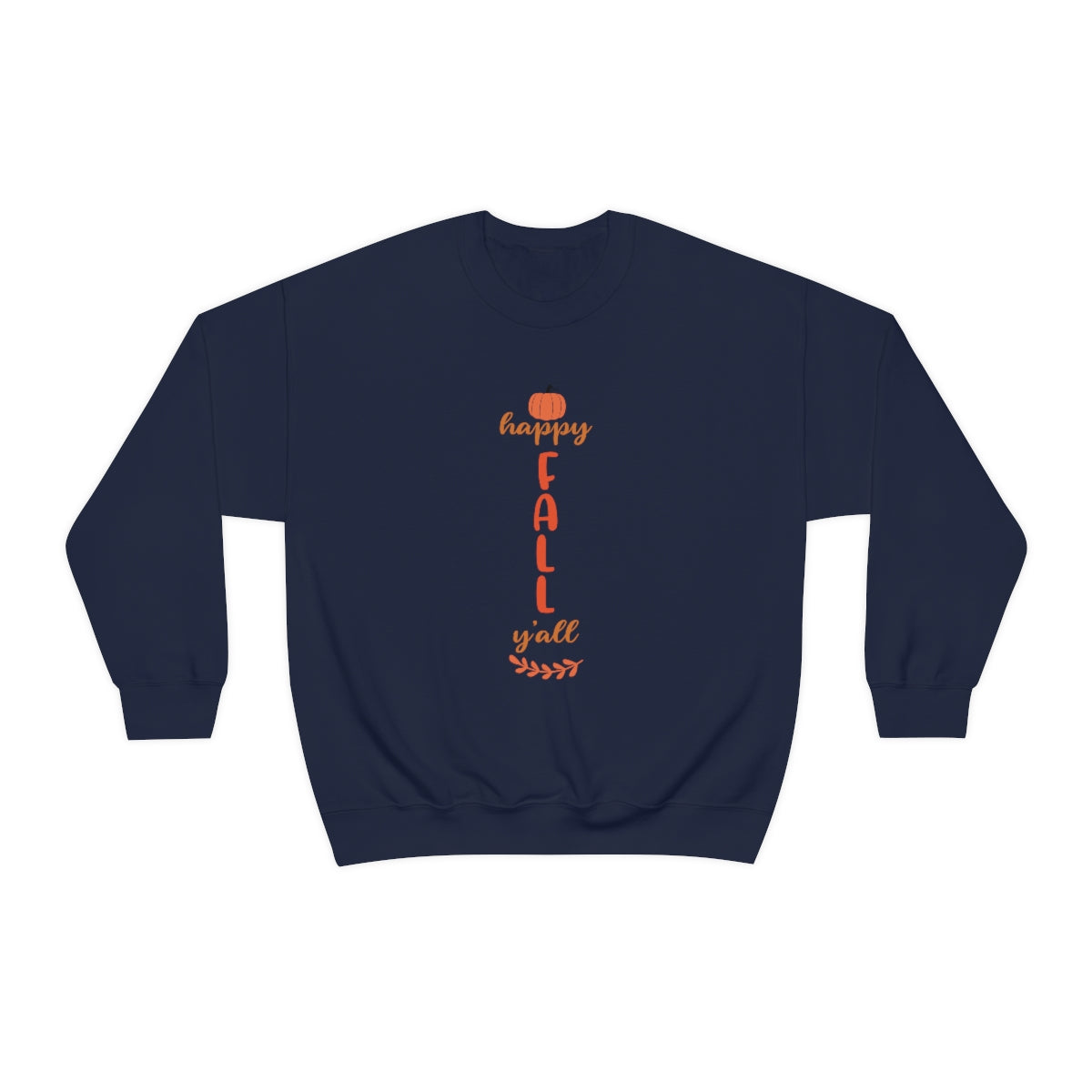 Happy Fall Y'All Unisex Heavy Blend™ Crewneck Sweatshirt