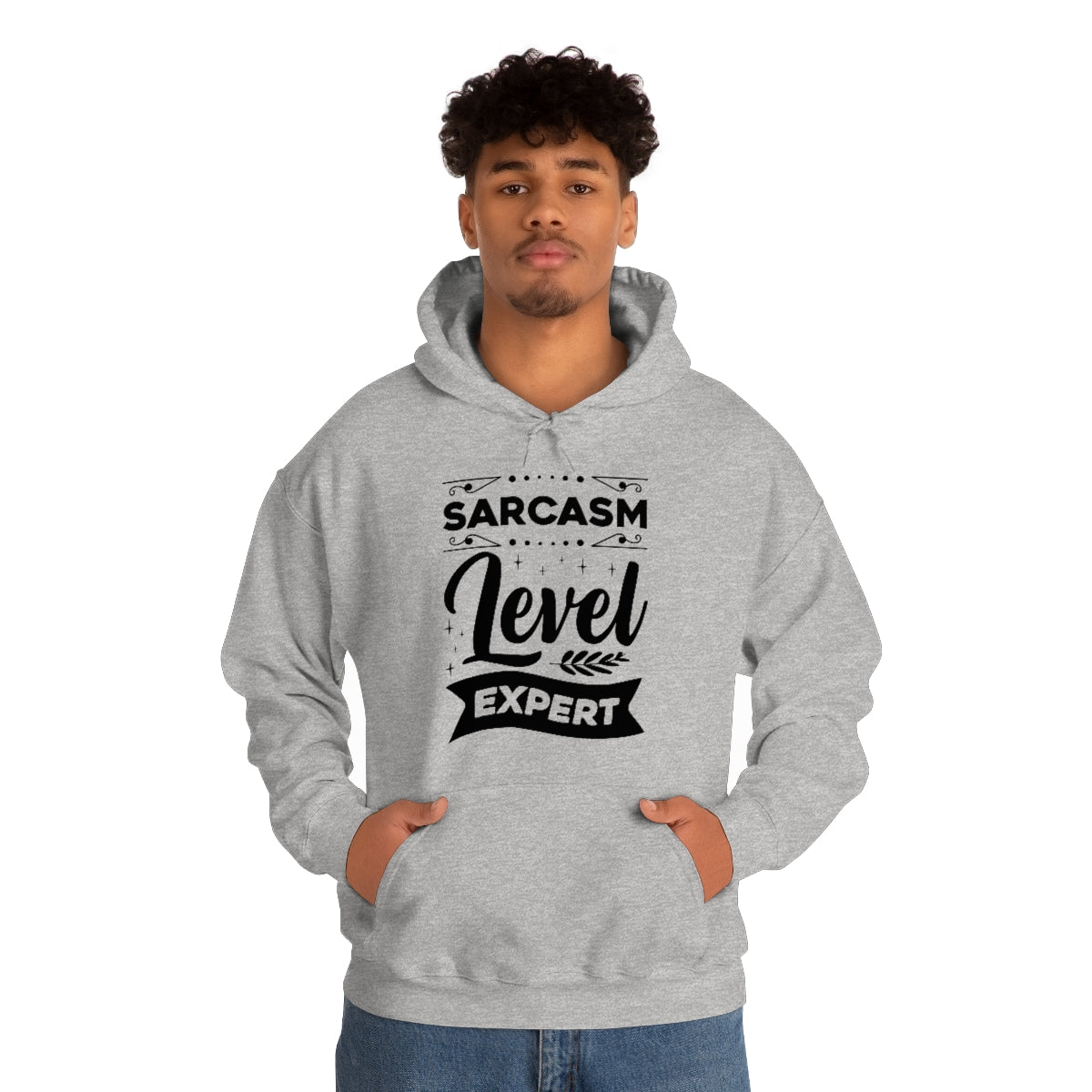 Sarcasm Level Expert Unisex Heavy Blend™ Hooded Sweatshirt