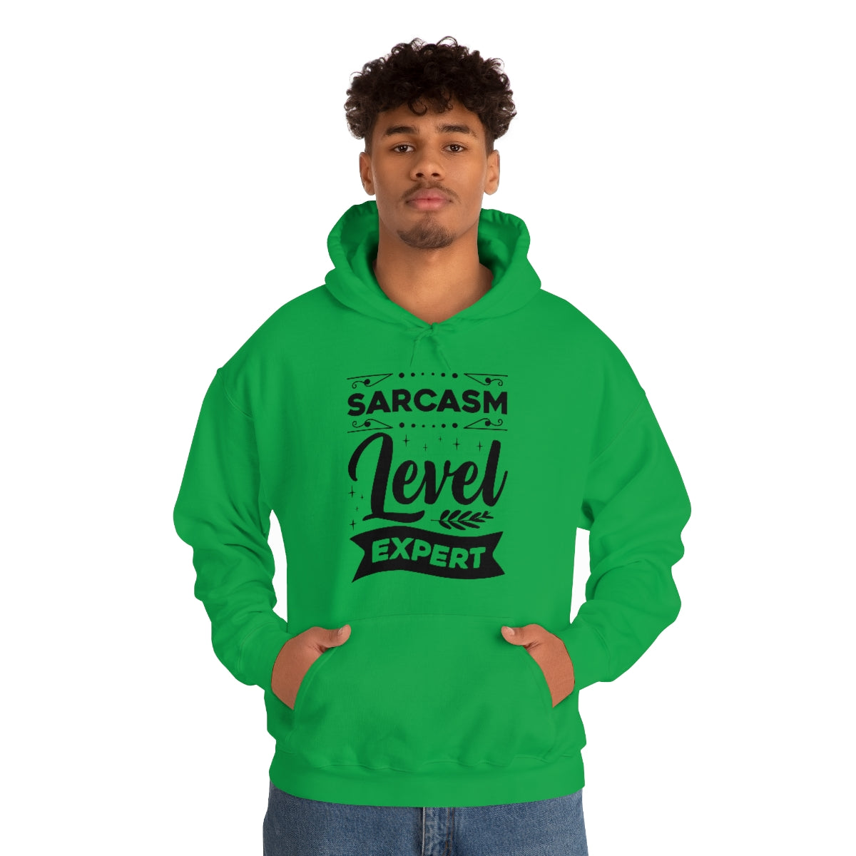 Sarcasm Level Expert Unisex Heavy Blend™ Hooded Sweatshirt