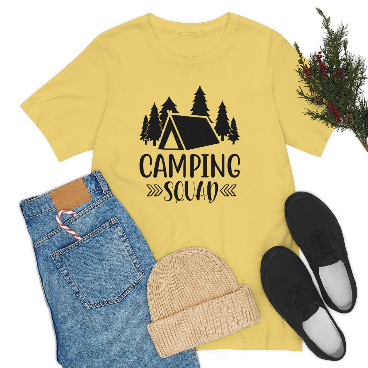 Camping Squad Unisex Jersey Short Sleeve Tee