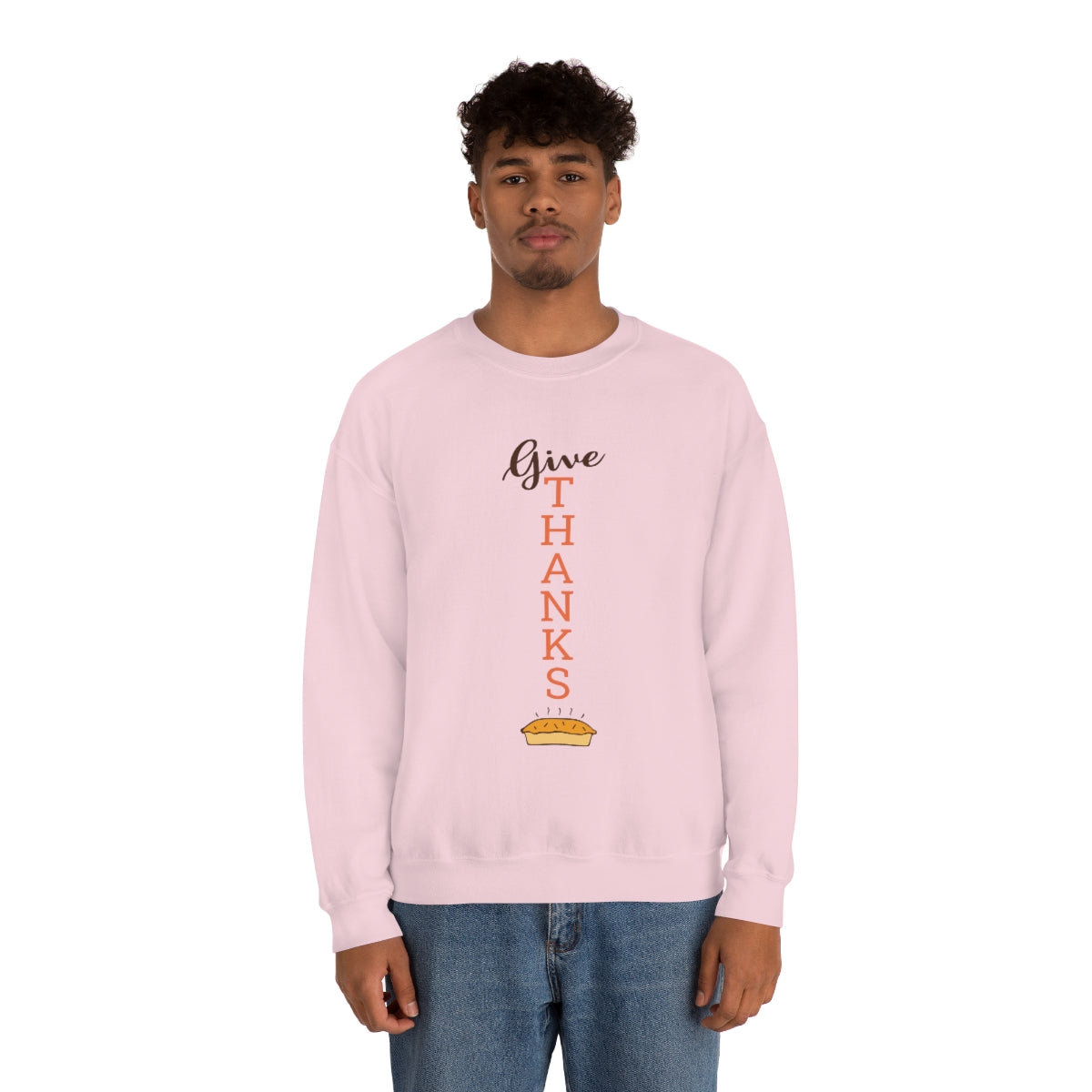 Give Thanks Unisex Heavy Blend™ Crewneck Sweatshirt