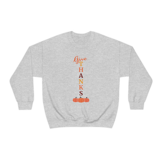 Give Thanks Unisex Heavy Blend™ Crewneck Sweatshirt