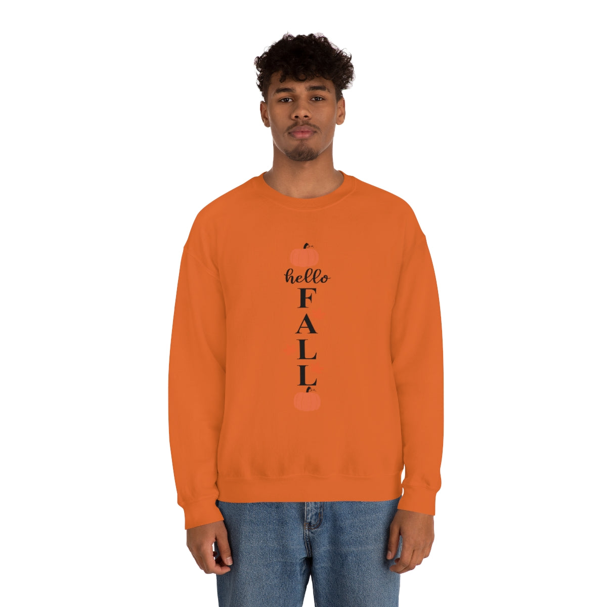 Hello Fall Unisex Heavy Blend™ Crewneck Sweatshirt