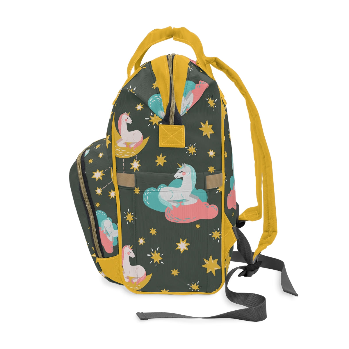 Unicorns & Stars Multifunctional Diaper Backpack