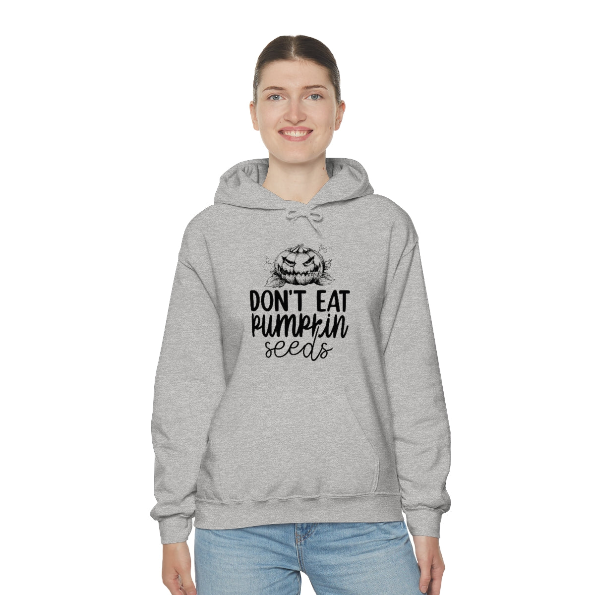 Don't Eat Pumpkin Seeds Unisex Heavy Blend™ Hooded Sweatshirt