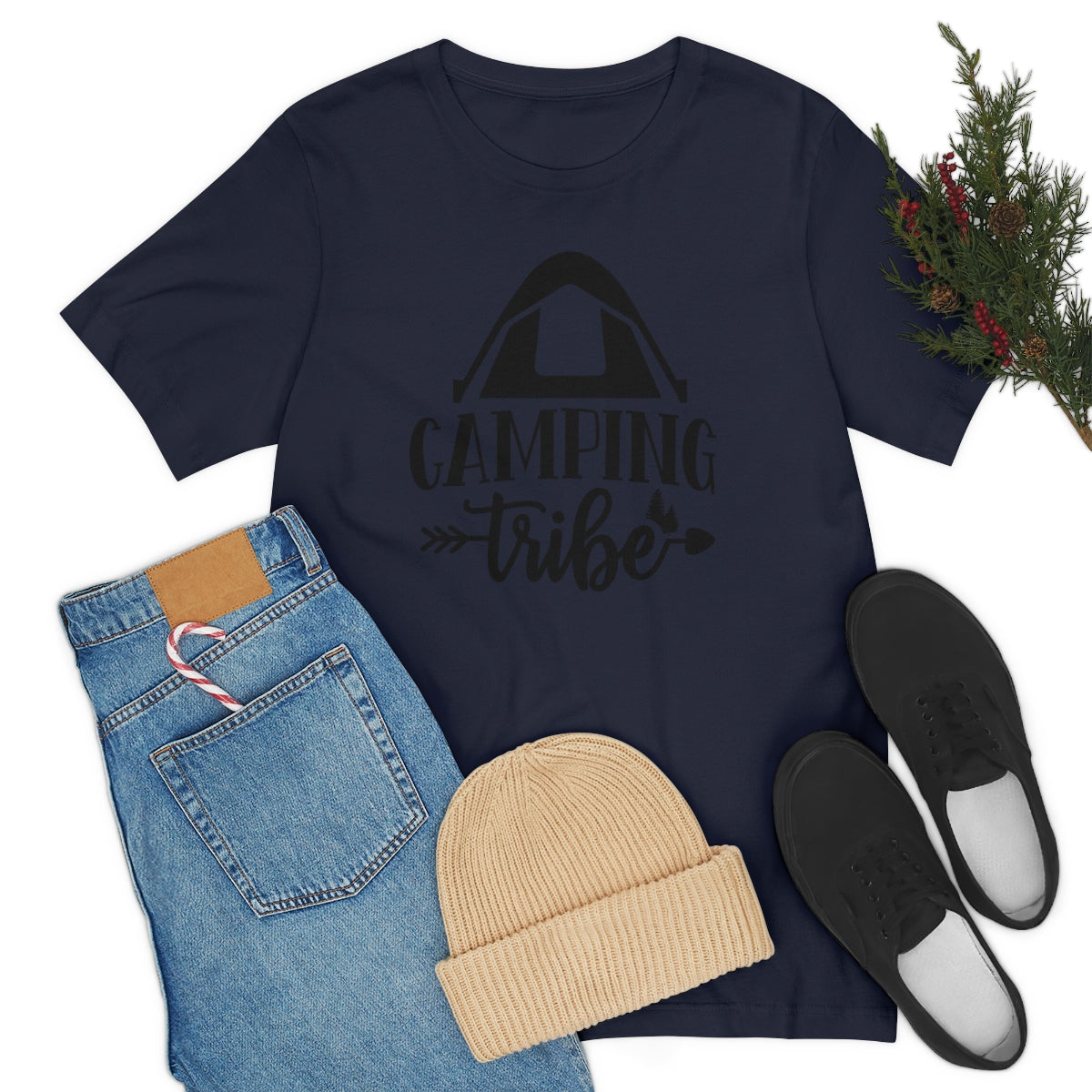 Camping Tribe Unisex Jersey Short Sleeve Tee