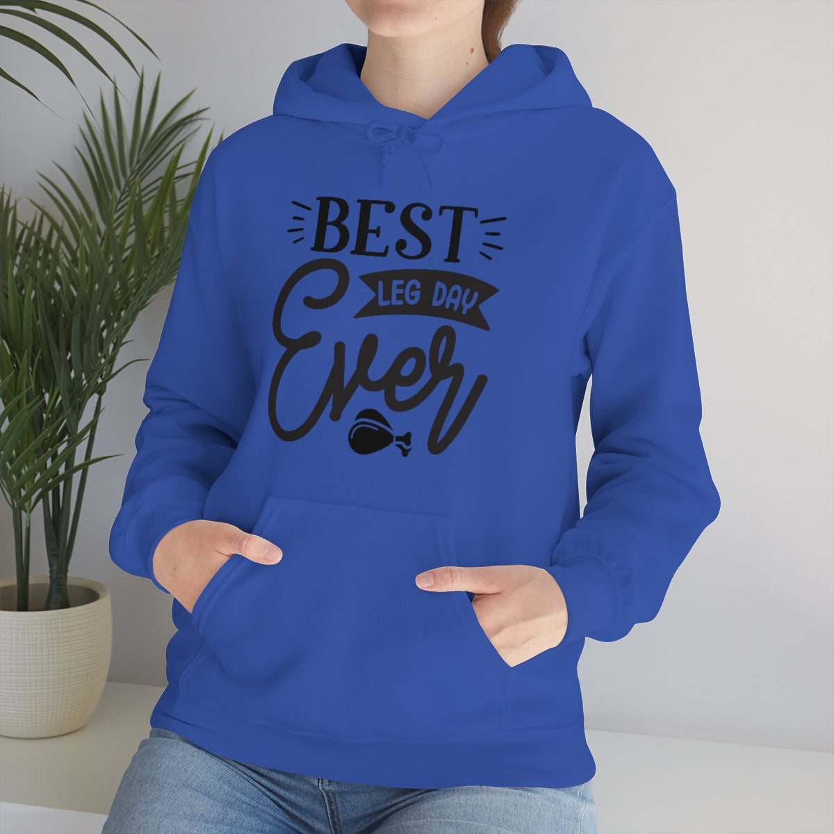 Best Leg Day Ever Unisex Heavy Blend™ Hooded Sweatshirt