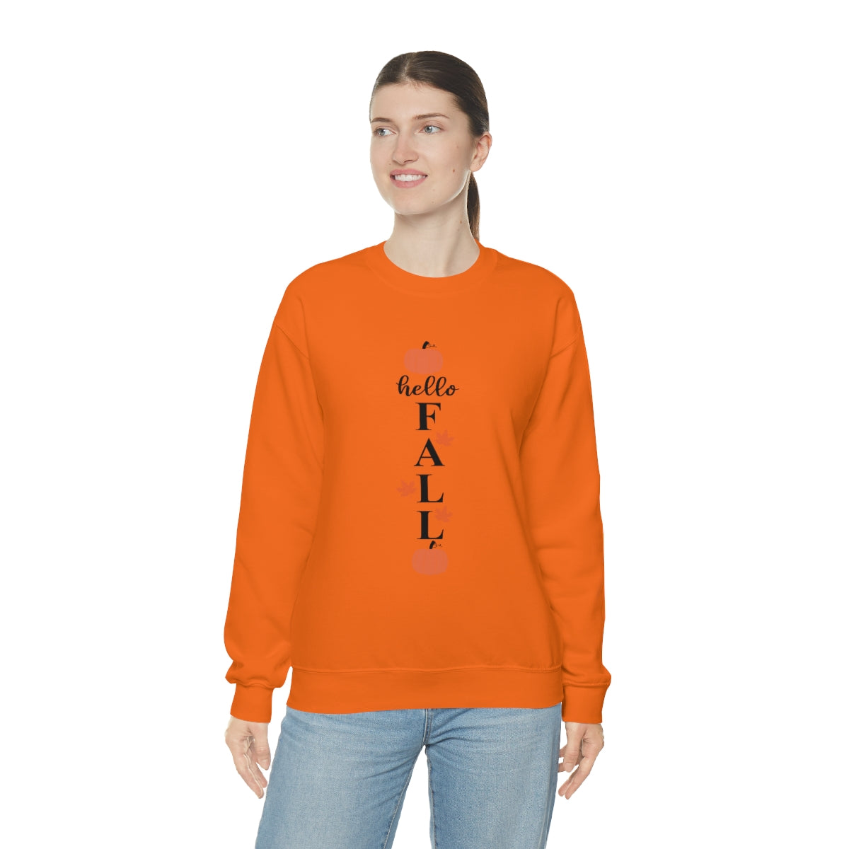 Hello Fall Unisex Heavy Blend™ Crewneck Sweatshirt