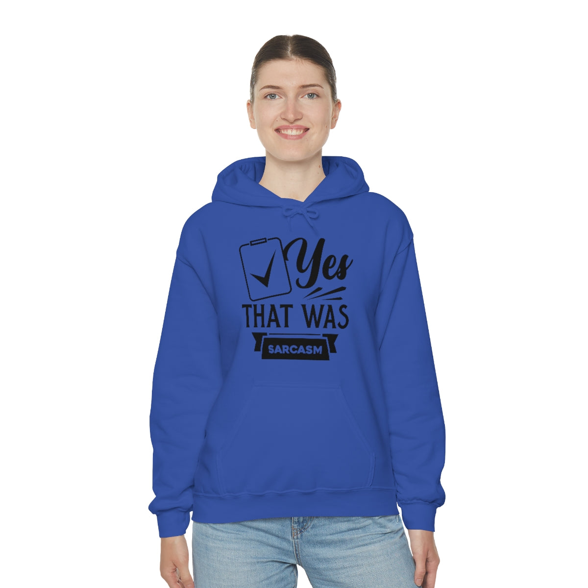 Yes That Was Sarcasm Unisex Heavy Blend™ Hooded Sweatshirt