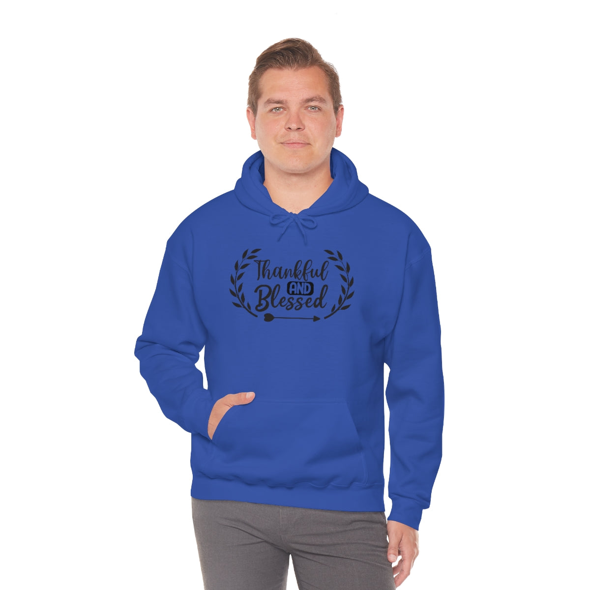 Thankful and Blessed Unisex Heavy Blend™ Hooded Sweatshirt