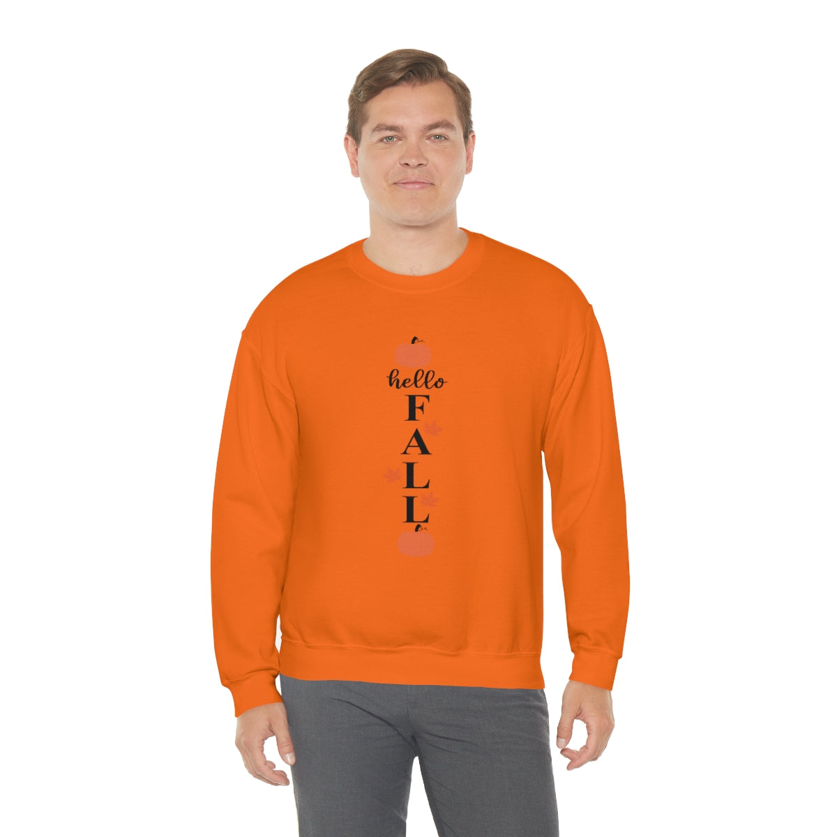 Hello Fall Unisex Heavy Blend™ Crewneck Sweatshirt