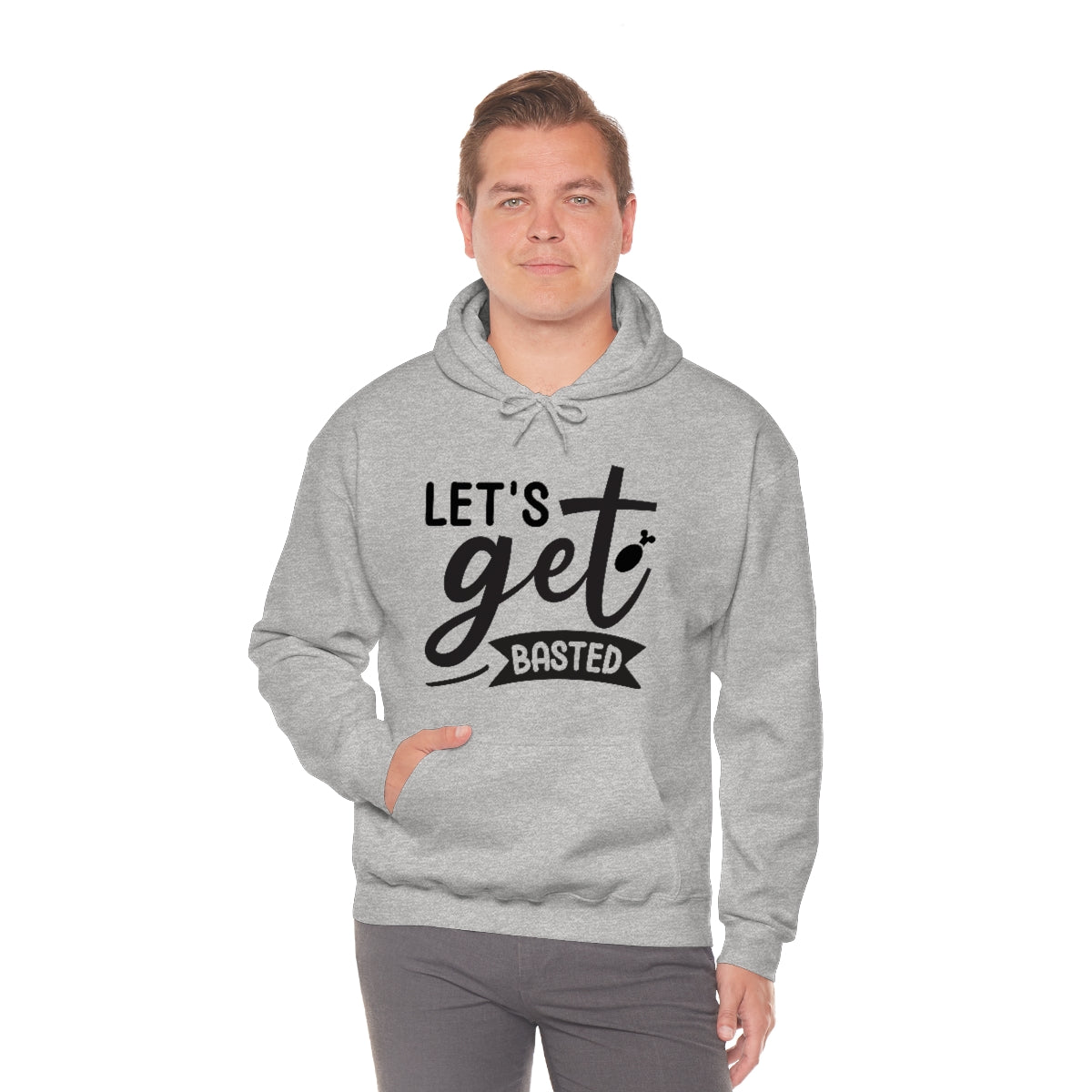 Lets Get Basted Unisex Heavy Blend™ Hooded Sweatshirt