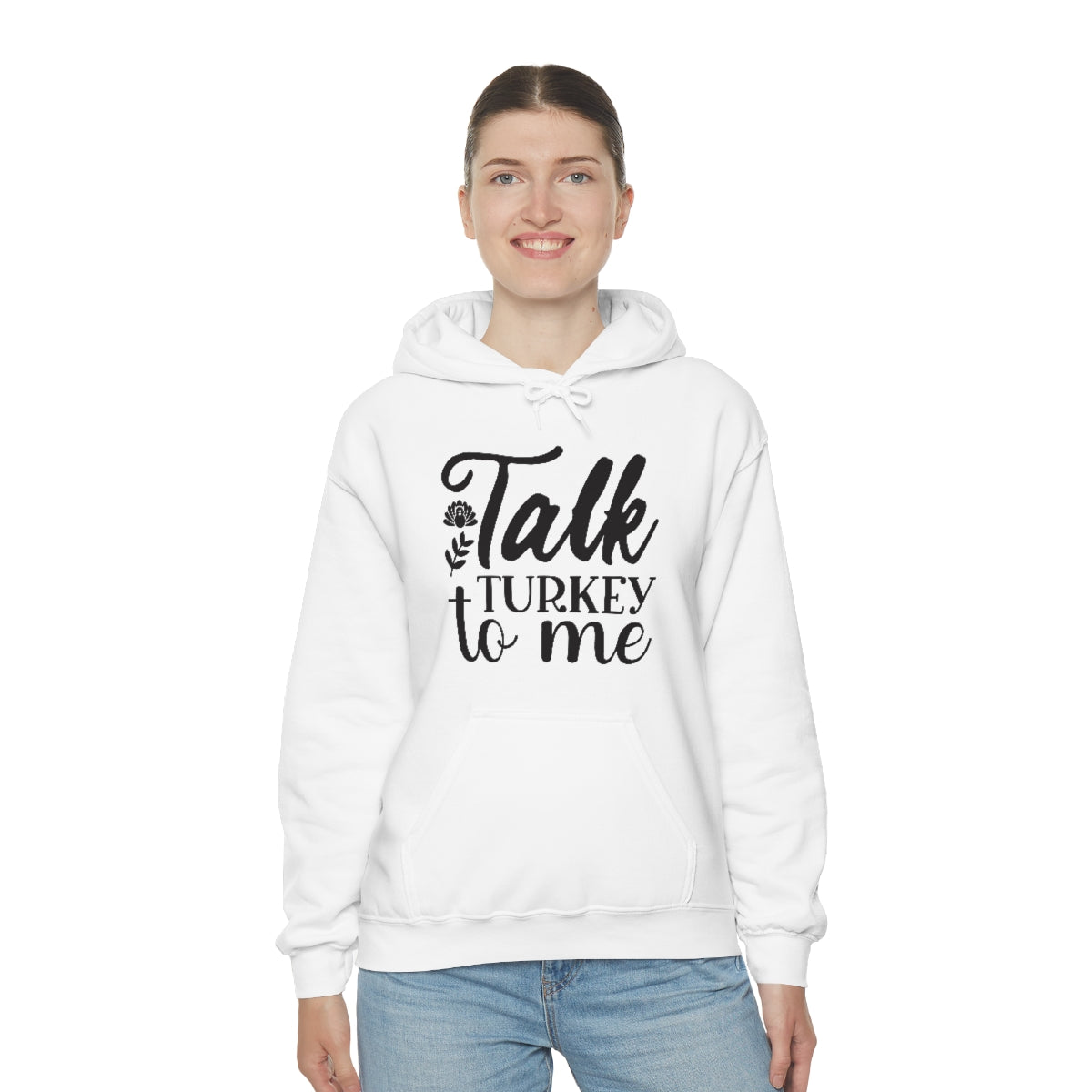 Talk Turkey To Me Unisex Heavy Blend™ Hooded Sweatshirt