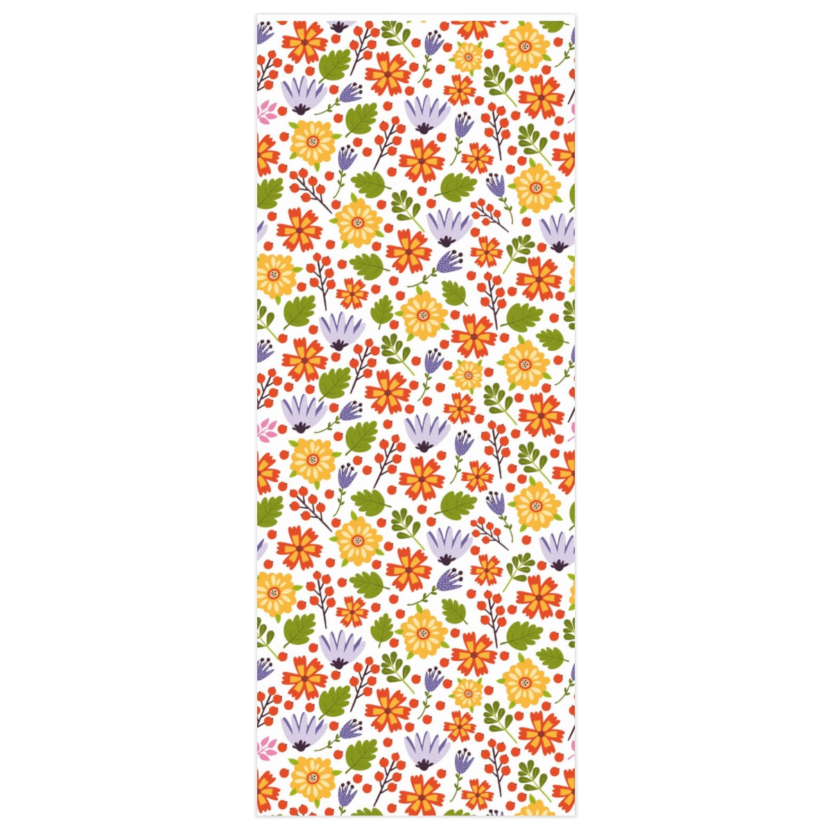 Flowers Birthday Wrapping Paper