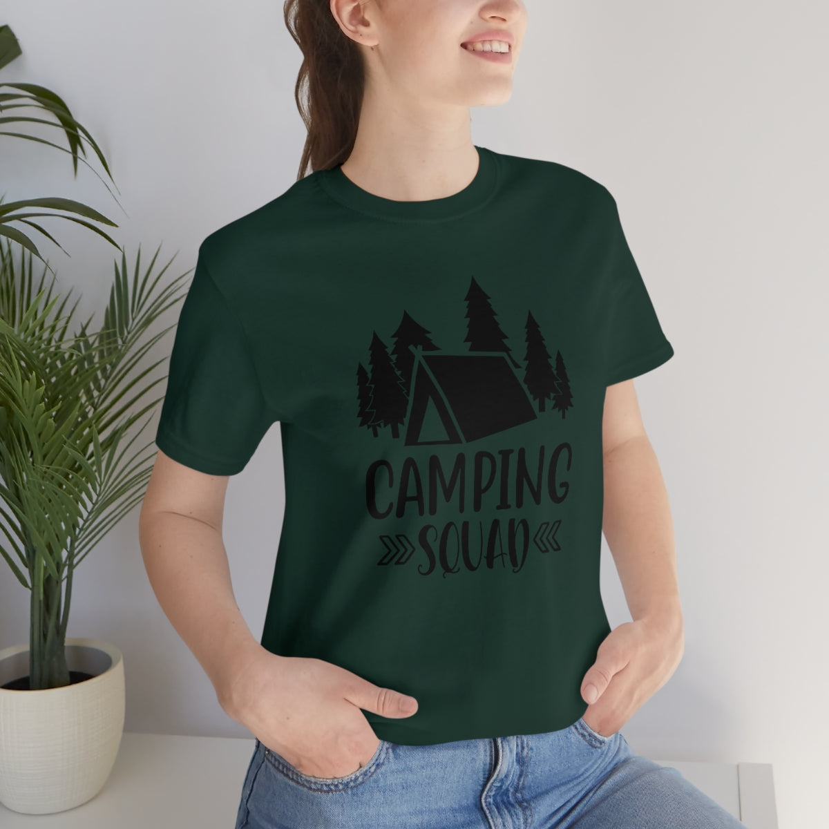 Camping Squad Unisex Jersey Short Sleeve Tee