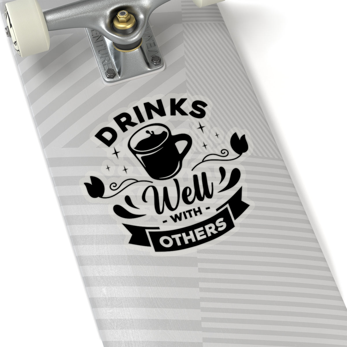 Drinks Well With others Kiss-Cut Stickers