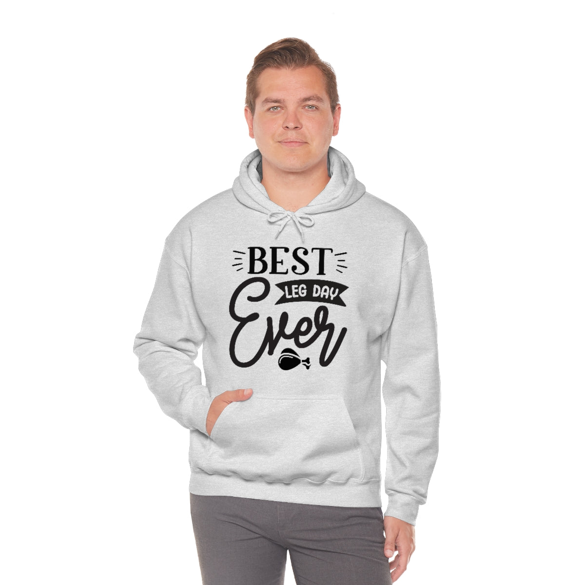 Best Leg Day Ever Unisex Heavy Blend™ Hooded Sweatshirt