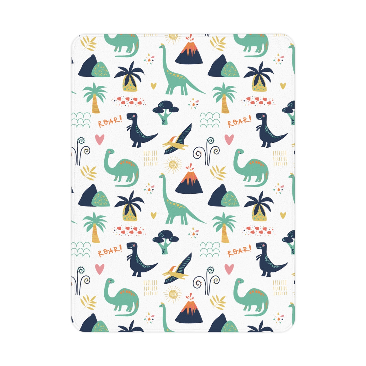 Cute Dinosaurs Toddler Blanket