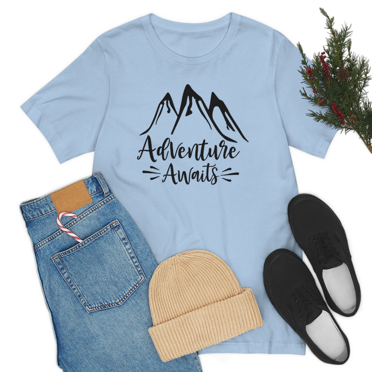 Adventure Awaits Unisex Jersey Short Sleeve Tee