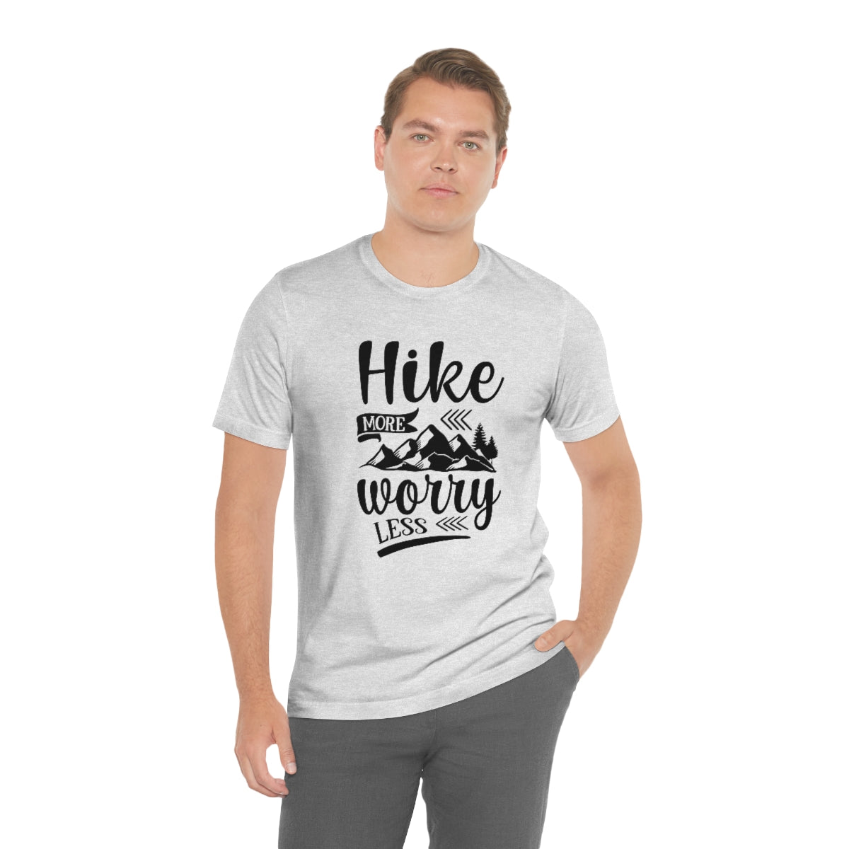 Hike More Worry Less Unisex Jersey Short Sleeve Tee