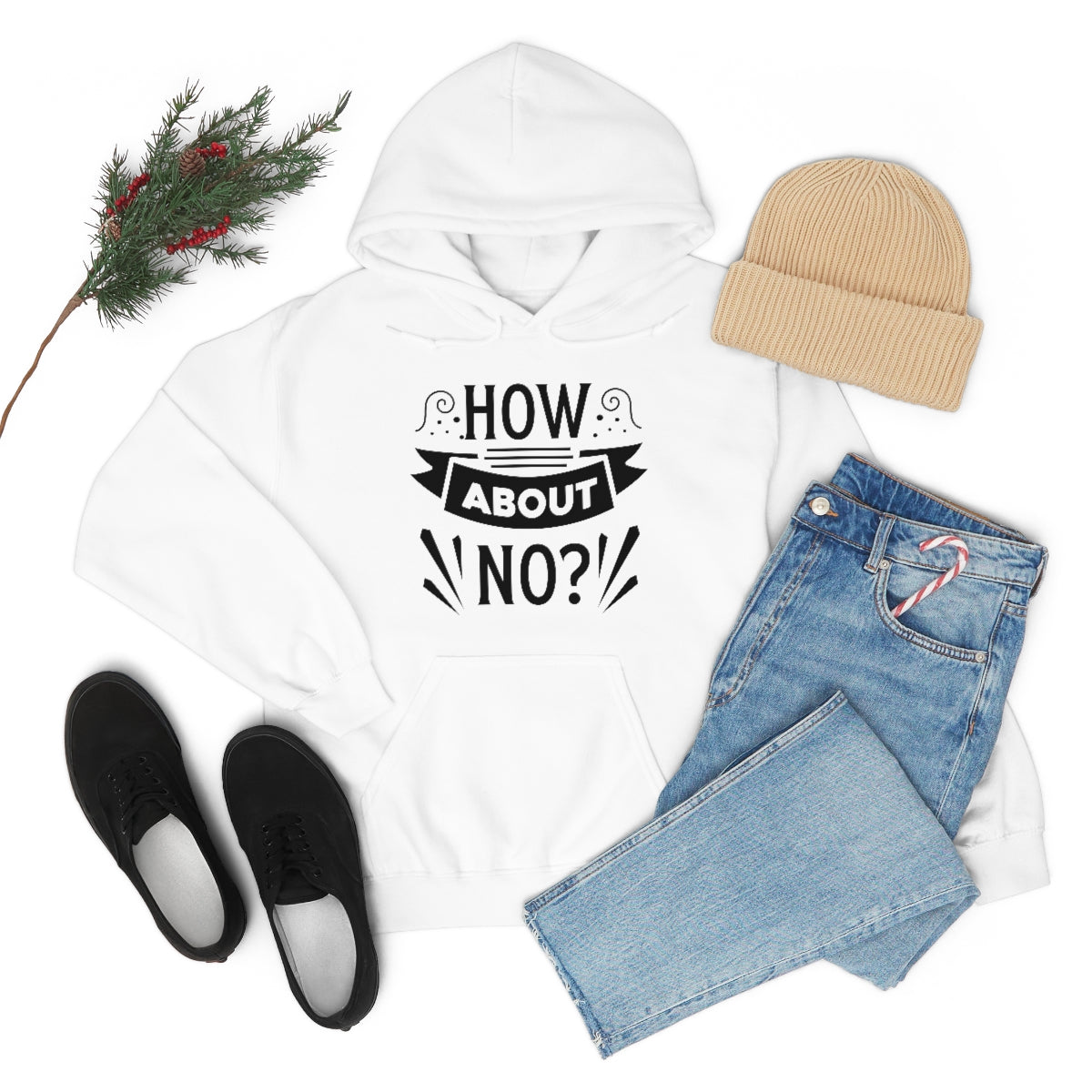 How About No Unisex Heavy Blend™ Hooded Sweatshirt