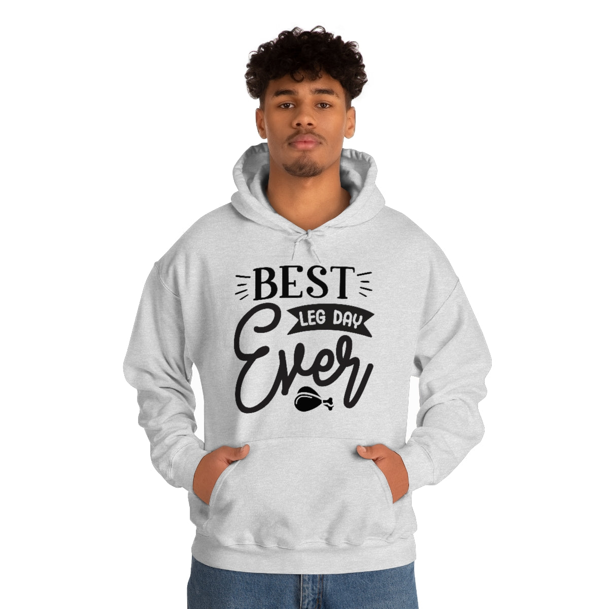 Best Leg Day Ever Unisex Heavy Blend™ Hooded Sweatshirt